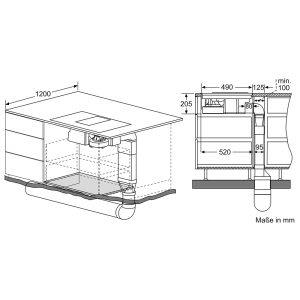 Bếp Từ Kết Hợp Hút Mùi Bosch PXX875D34E Serie 8