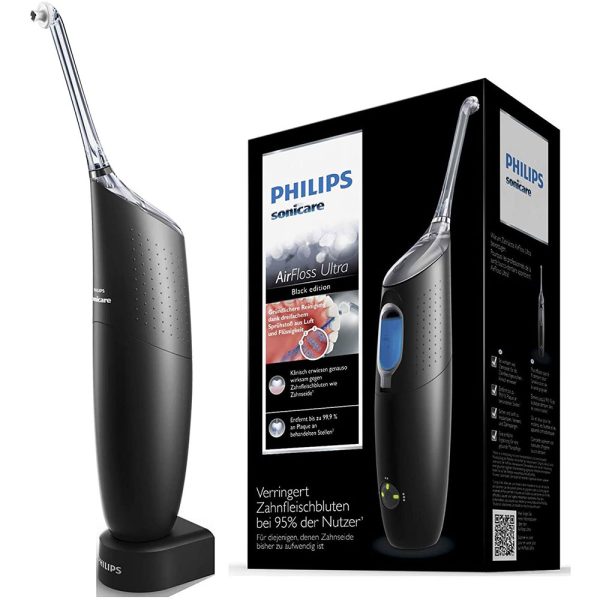 Máy Tăm Nước Philips Sonicare AirFloss Ultra HX8431/03 Màu Đen