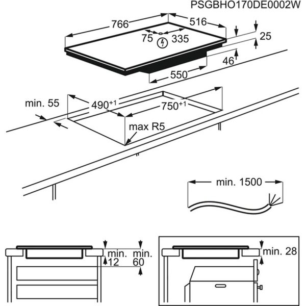 BẾP TỪ 4 VÙNG NẤU AEG IKB84431FB