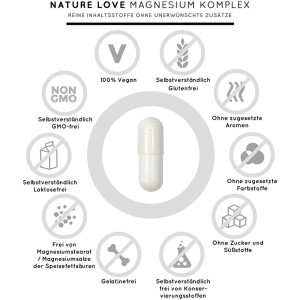 Viên Nang Nature Love Magnesium Komplex 180 Viên - Hỗn Hợp Magie Hữu Cơ