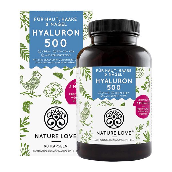 Viên Nang Nature Love Hyaluron 500 - 90 Viên 69g