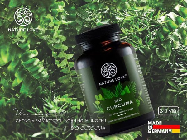 Viên Nang Bio Curcuma Kapseln Nature Love 240 Viên