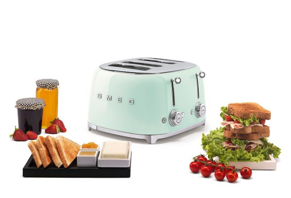 Máy Nướng Bánh Mì Smeg TSF03PGEU Pastel Green-4