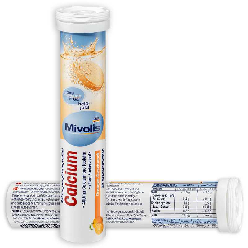 Viên Sủi Mivolis Calcium Bổ Sung Canxi