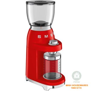 MÁY XAY CAFE SMEG CGF01RDEU màu đỏ