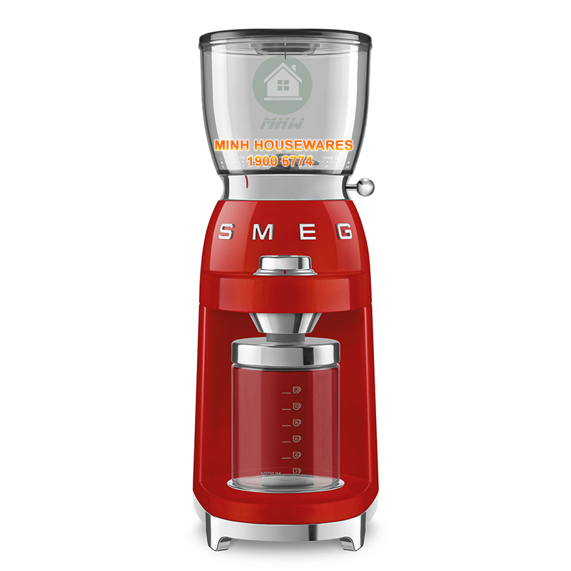 Máy Xay Hạt Cà Phê Smeg CGF01RDEU Red