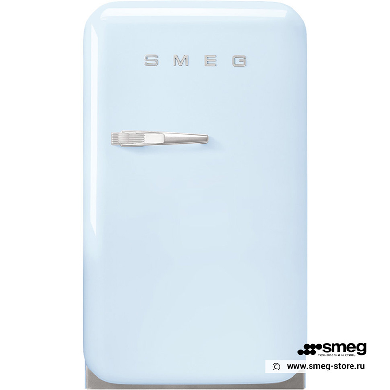 TỦ LẠNH MINI SMEG FAB5RPB3 màu xanh pastel tay cầm trái