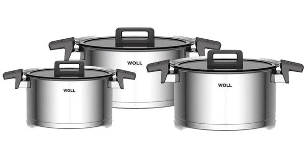 Bộ Nồi Woll Concept NCSET004 Set 6 Pcs 18cm 20cm 24cm-3