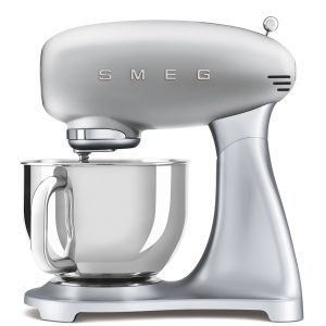 Máy trột bột SMEG SMF02SVEU màu bạc kết hợp đánh trứng đa năng