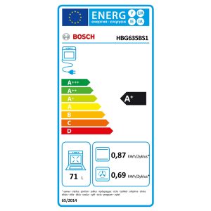 Lò Nướng Bosch HBG635BS1 Series 8 Âm Tủ