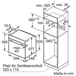 Lò Nướng Kèm Hấp Bosch HSG636BS1 Series 8