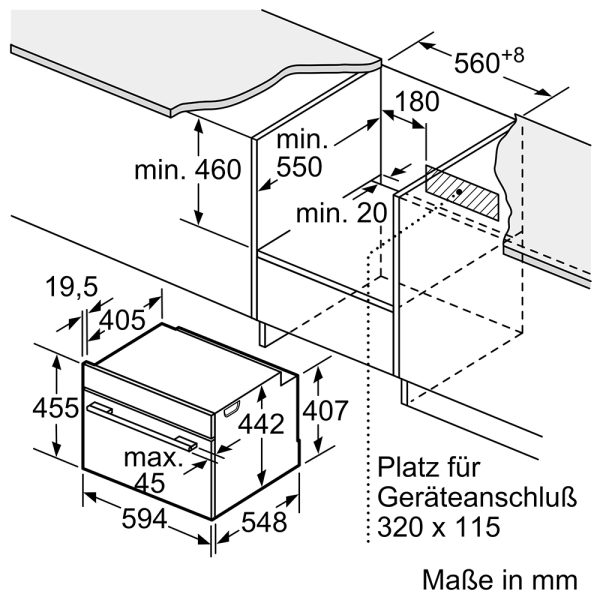 Lò Nướng Bosch CBG675BS3 Series 8 Âm Tủ