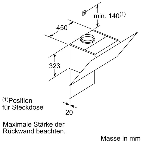 Máy Hút Mùi Bosch DWK98JQ60 Series 6