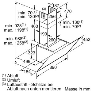 Máy Hút Mùi Bosch DWK98JQ60 Series 6