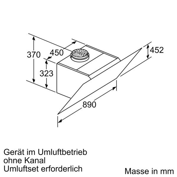 Máy Hút Mùi Bosch DWK98JQ60 Series 6