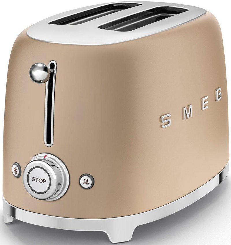 Máy Nướng Bánh Mì Smeg TSF01CHMEU Gold