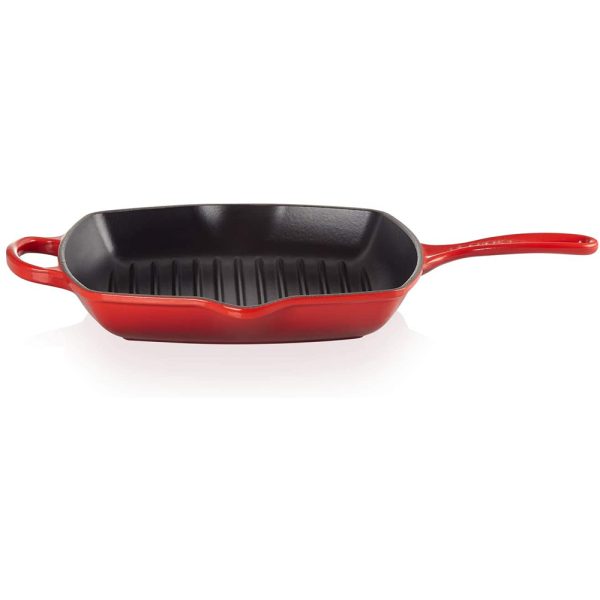 Chảo Nướng LeCreuset 20183260600422 Hình Vuông 26cm Red