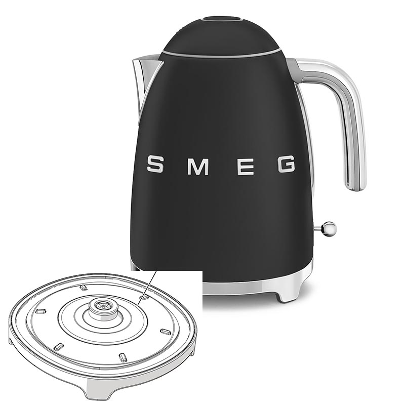 Ấm Siêu Tốc Smeg KLF03BLMEU Matt Black