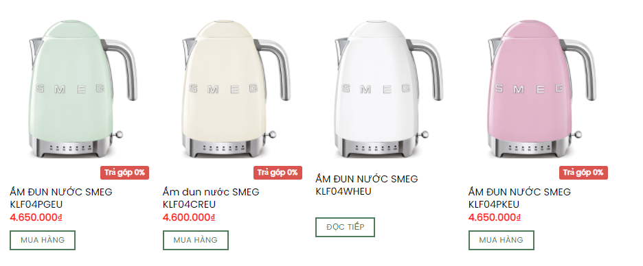 Smeg kettles 1