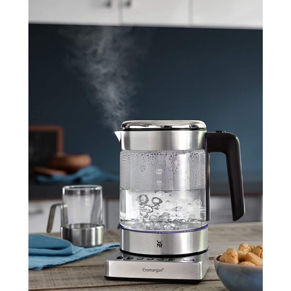 Ấm Đun Siêu Tốc WMF 7211003374 KÜCHENminis Vario Glass Kettle 1L - Nhập khẩu Đức & EU