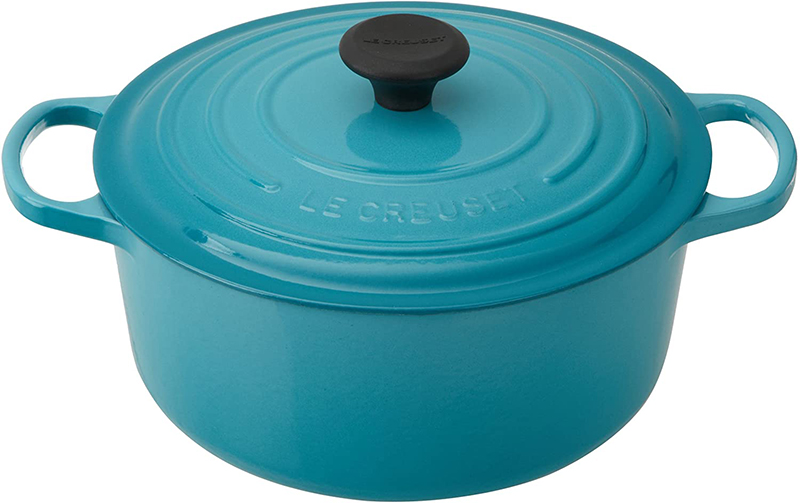 Nồi Gang LeCreuset Bräter Rund Evo 20cm Caribe Blue