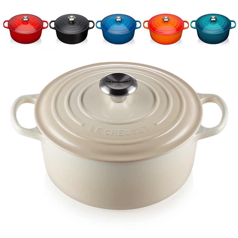 Nồi Gang LeCreuset Bräter Rund Evo 20cm Muschelrosa