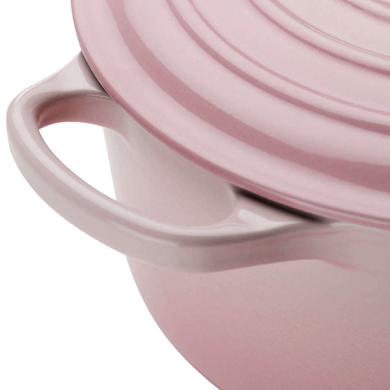 Nồi Gang LeCreuset Bräter Rund Evo 20cm Muschelrosa