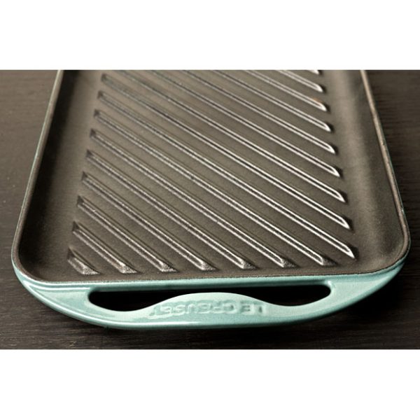 LeCreuset Grillpfanne rechteckig Trad.32x22cm Karibik Blau