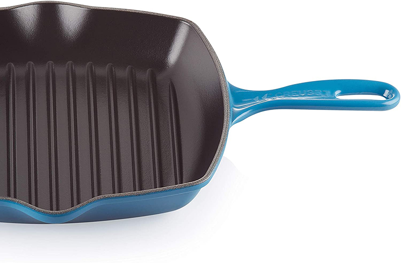 Chảo Nướng Vuông LeCreuset Grillpfanne Quadratisch 26cm Blue Marseille