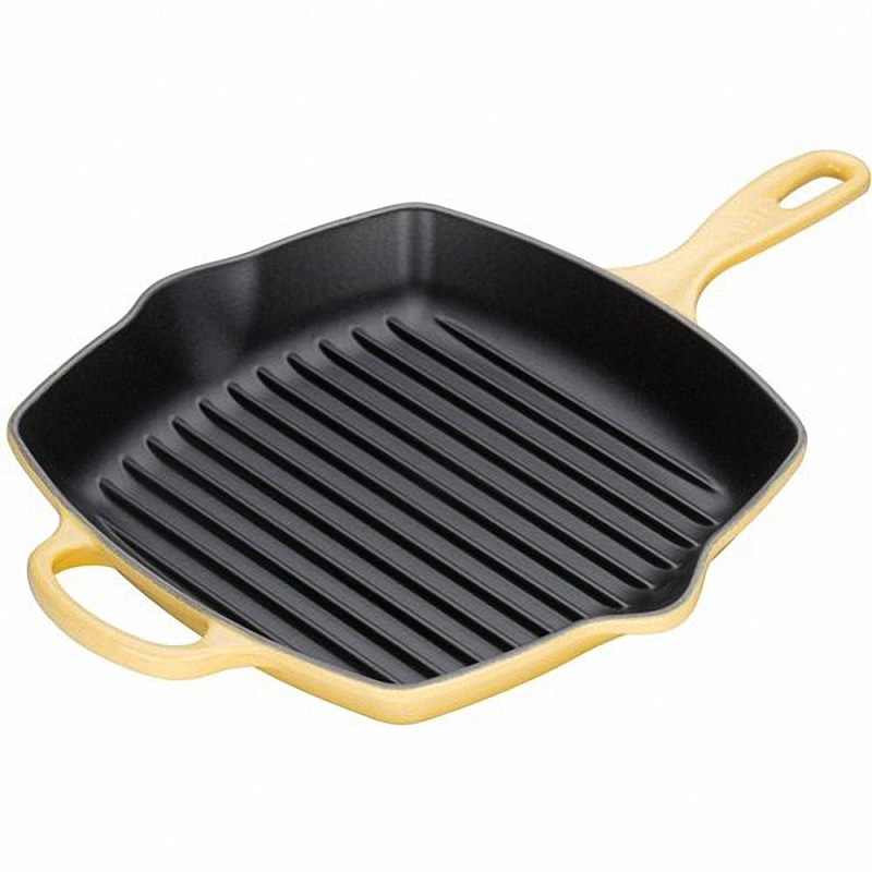 Chảo Nướng Vuông LeCreuset Grillpfanne Quadratisch 26cm Gelb