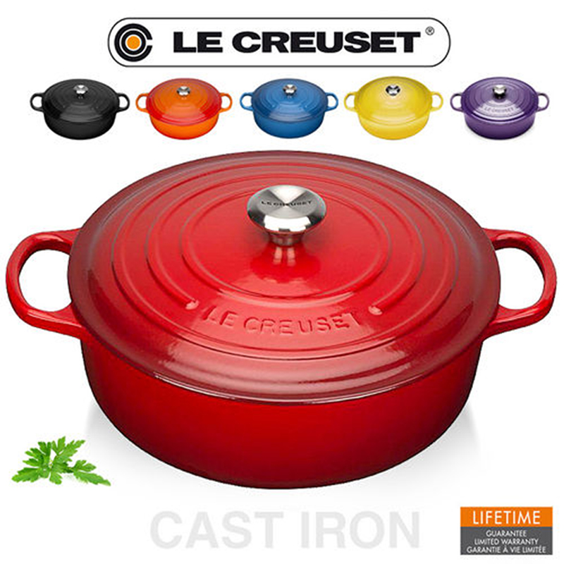 Nồi Gang LeCreuset Bräter Rund Evo 26cm Kirsche