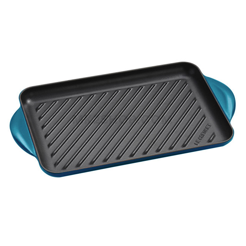 Chảo Nướng Chữ Nhật LeCreuset Grillpfanne Rechteckig Trad. 32x22cm Deep Teal