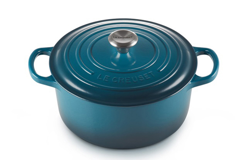 Nồi Gang LeCreuset Bräter rund Evo 24cm Deep Teal