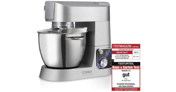 Máy Trộn Bột, Xay Đa Năng Caso 3151 KM 1200 Chef Food Processor - Nhập khẩu Đức & EU