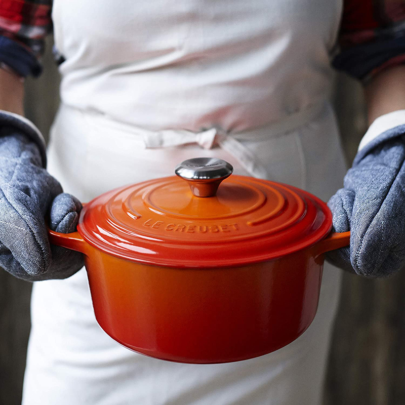 LeCreuset Bräter rund Evo 22cm Orange