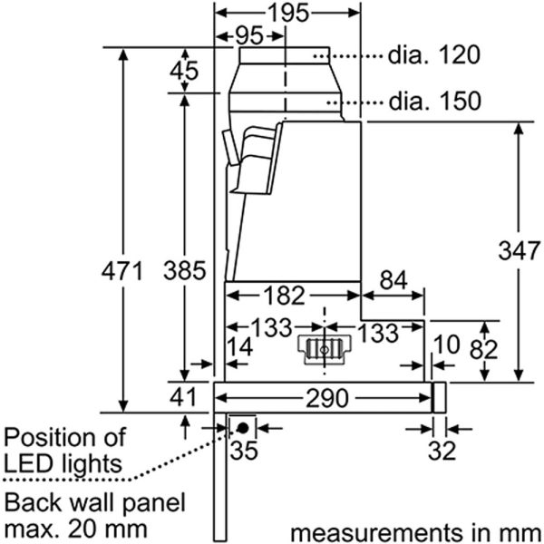 Máy Hút Mùi Bosch DFS097J50B