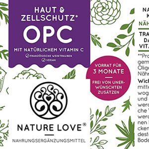 Viên Nang Nature Love OPC Traubenkernextrakt - Chống Oxi Hoá, Thoái Hoá