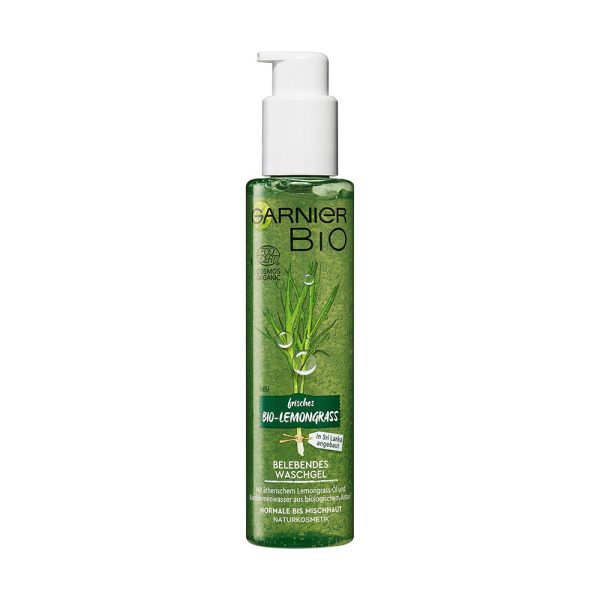 Bio Lemongrass Belebendes Waschgel Bio 150ml Vorderseite Garnier Deutschland gr 1