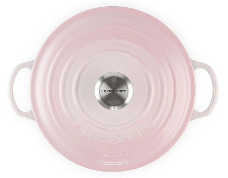 Nồi Gang LeCreuset La Marmite 24cm Shell Pink