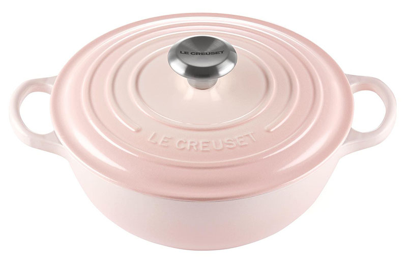 Nồi Gang LeCreuset La Marmite 24cm Shell Pink