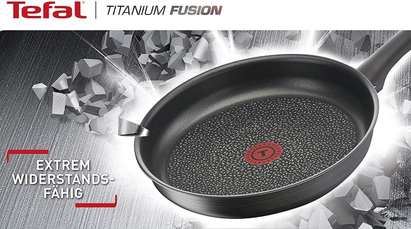 Chảo Sâu Lòng Tefal Titanium Fusion G12419 Wok 28cm