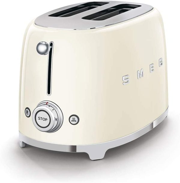 Máy Nướng Bánh Mỳ Smeg TSF01CREU Cream