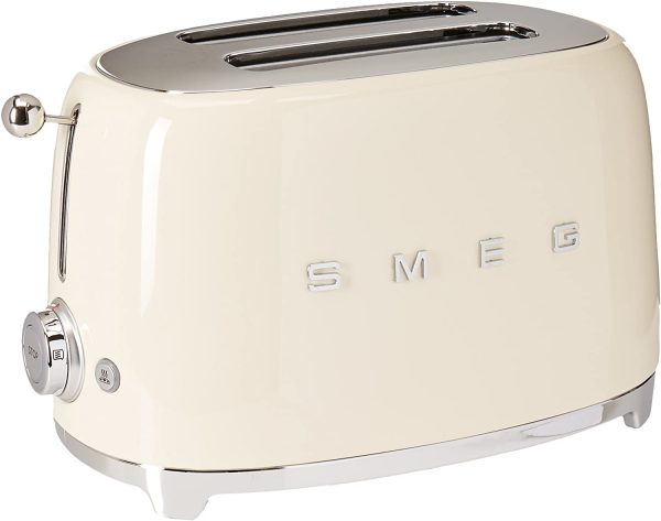 Máy Nướng Bánh Mỳ Smeg TSF01CREU Cream-2