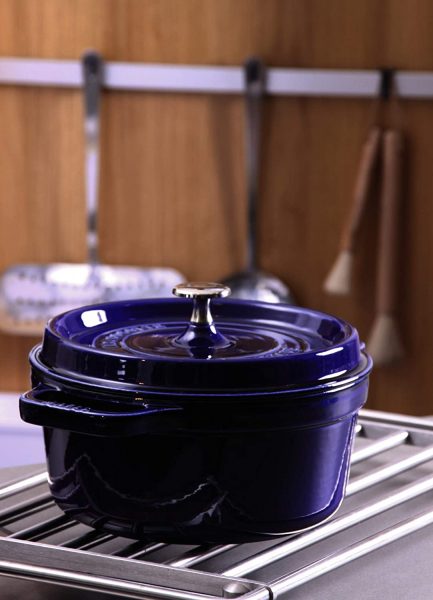 Nồi Gang Staub Round Cocotte Blue 20cm 40510-264-0-1