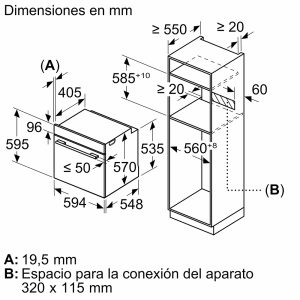 Lò Nướng Âm Tủ Bosch HBA512BR0 Serie 4