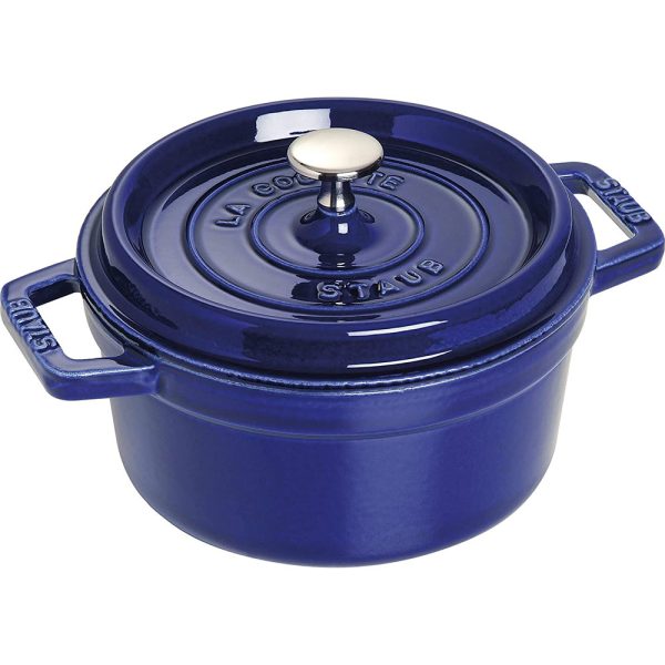 Nồi Gang Staub Round Cocotte Blue 20cm 40510-264-0