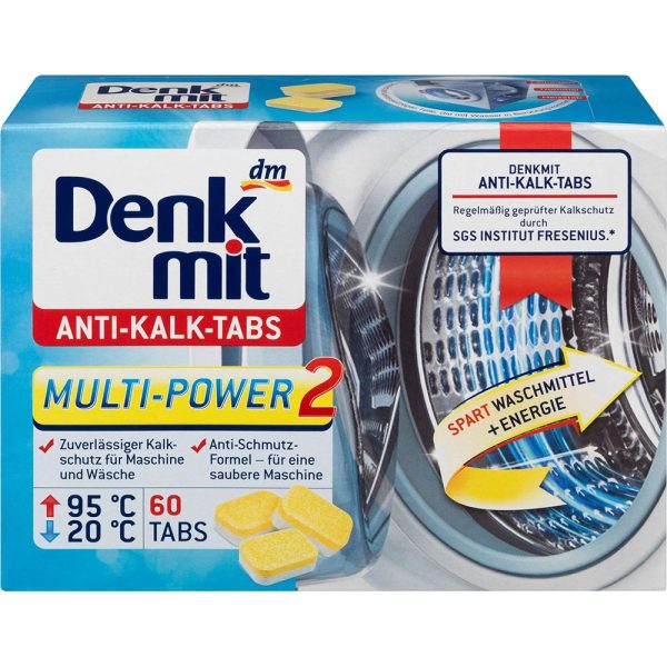 Viên Tẩy Lồng Giặt Denkmit Anti-Kalk 60 Viên