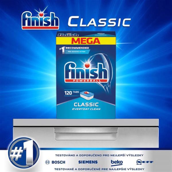 Viên Rửa Bát Finish Powerball Classic 120 Viên