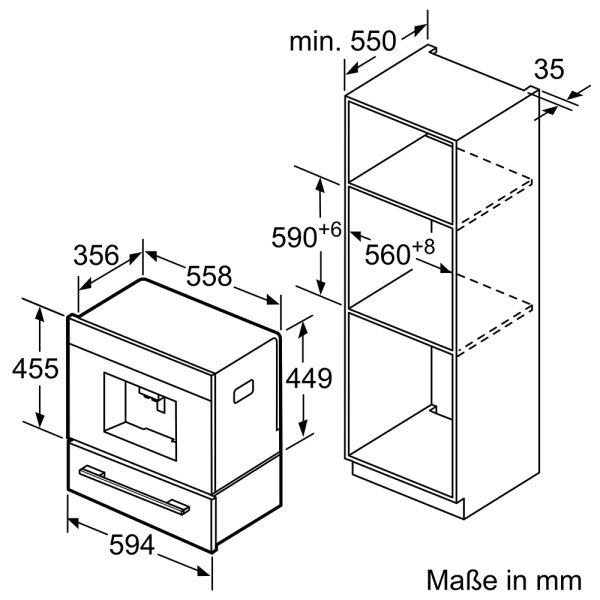 Máy Pha Cà Phê Âm Tủ Bosch CTL636ES6