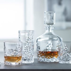 Bộ Bình và Cốc Rượu Whisky Nachtmann 101984 Sculpture